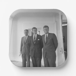 Präsident John Kennedy & Brothers American Camelot Pappteller
