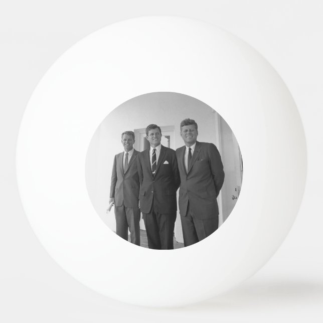 Präsident John Kennedy & Brothers American Camelot Tischtennisball (Vorderseite)