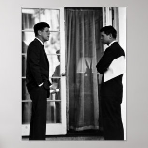 Präsident John Kennedy und Robert Kennedy Poster