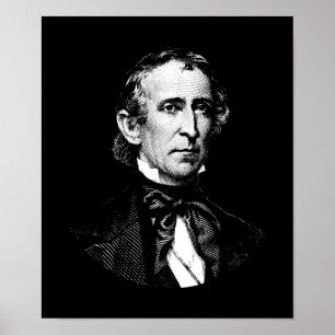 Präsident John Tyler Graphic Poster