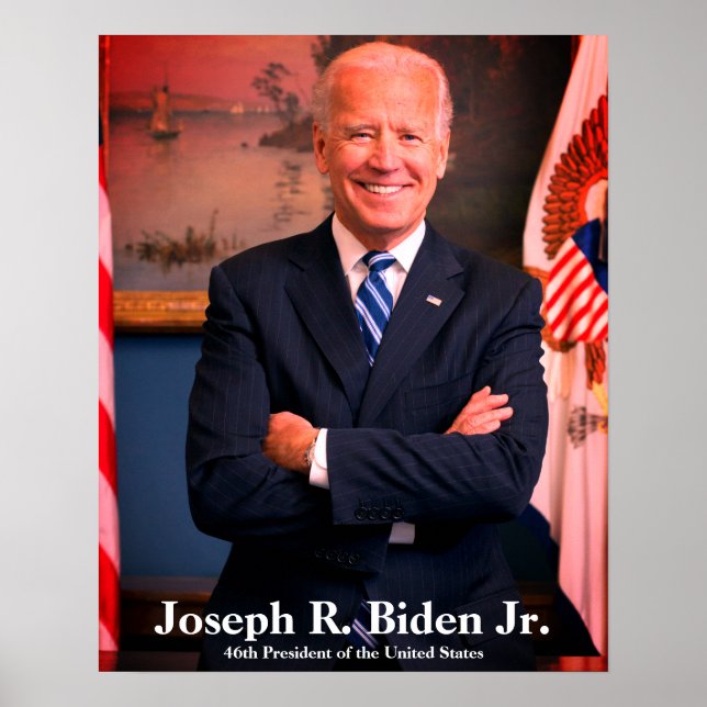 Präsident Joseph 'Joe' Biden, 46. POTUS Poster (Vorne)