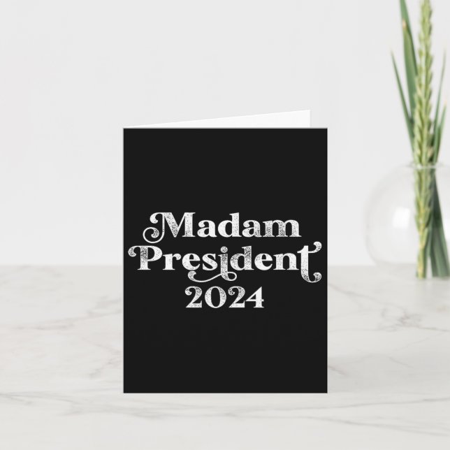 Präsident Kamala Harris 2024 Karte (Vorderseite)