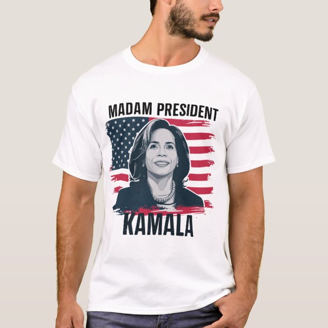 Präsident Kamala Harris T-Shirt (Vorderseite)