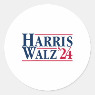 Präsident Kamala Harris Tim Walz Vp Brat Cat Ladie Runder Aufkleber