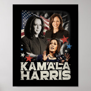 Präsident Kamala Harris Wir gehen nicht zurück 202 Poster