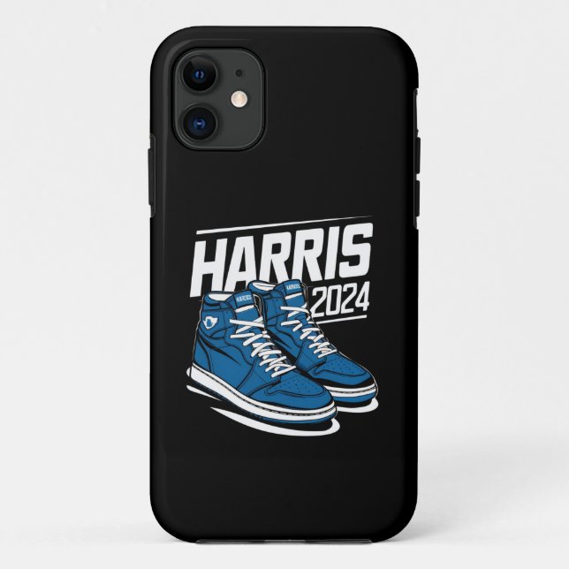 Präsident Kamala Wahlbeobachter: Harris 24 Wahlsie Case-Mate iPhone Hülle (Rückseite)