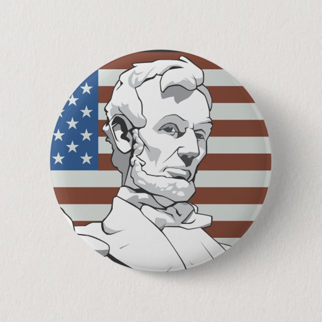 Präsident Lincoln Button (Vorderseite)