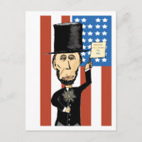 Präsident Lincoln Happy Bday 2 Me Postcard