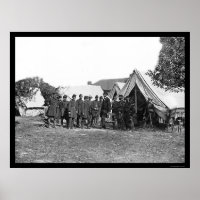 Präsident Lincoln in Antietam 1862