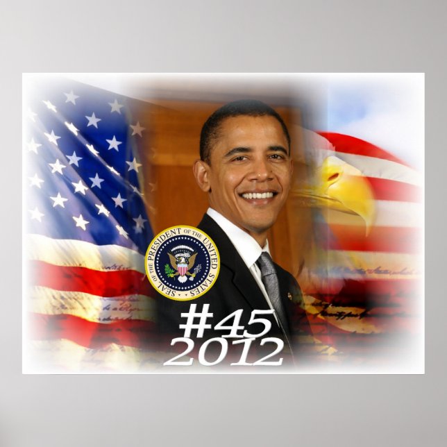 Präsident Obama 2012 #45 Poster (Vorne)