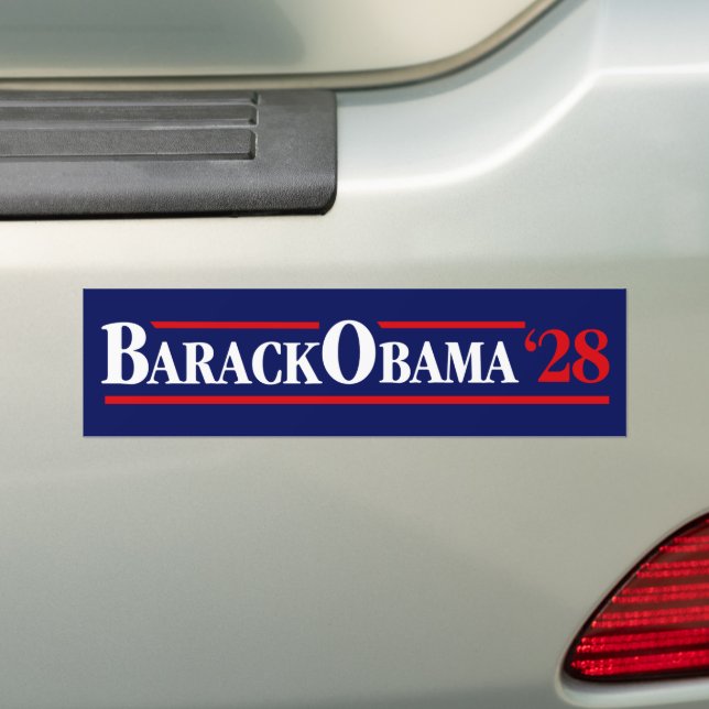 Präsident Obama 2028 Autoaufkleber (Auf Auto)