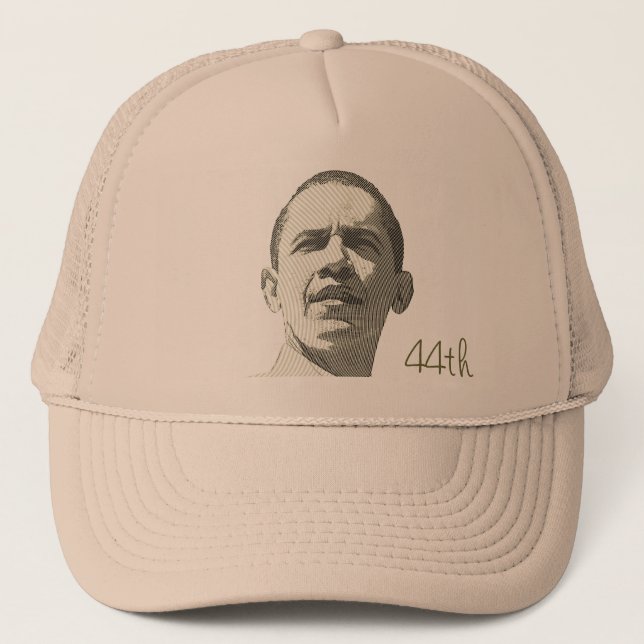 Präsident Obama - 44. - Hut Truckerkappe (Vorderseite)