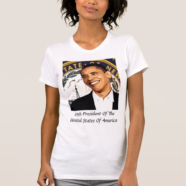 Präsident Obama-45. der Vereinigten Staaten T-Shirt (Vorderseite)