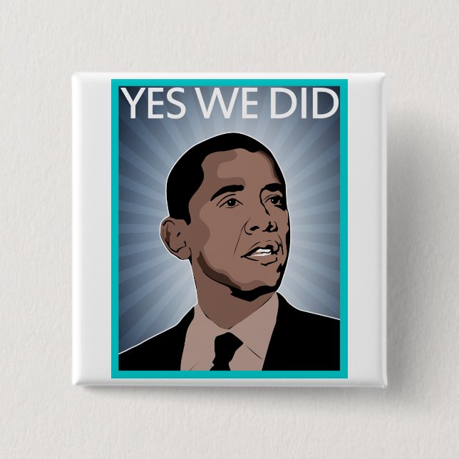 Präsident Obama Button (Vorderseite)