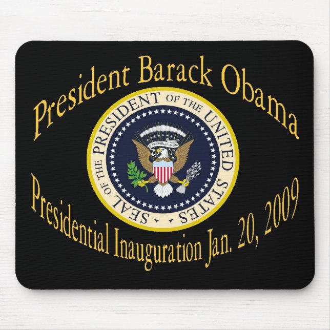 Präsident Obama Commemorative Inauguration Mousepad (Vorne)