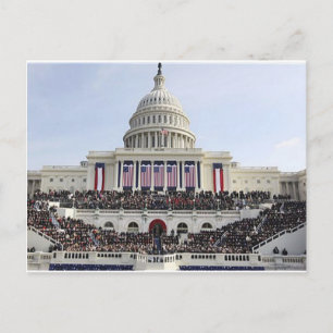 Präsident Obama - das SWEARING-IN-Gedenken Postkarte