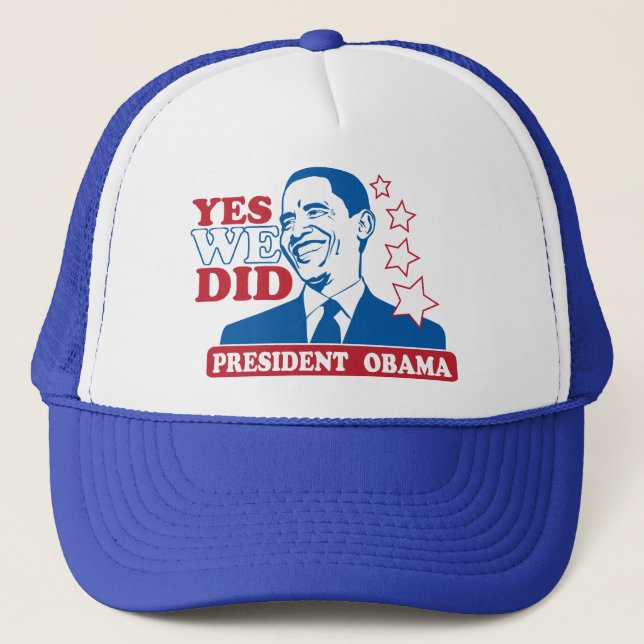 Präsident Obama Hat Truckerkappe (Vorderseite)