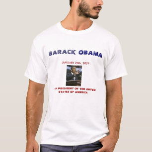 PRÄSIDENT OBAMA INAUGURATION T-SHIRT