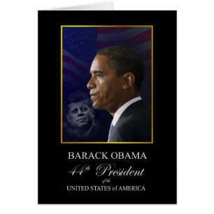 Präsident Obama mit John F. Kennedy