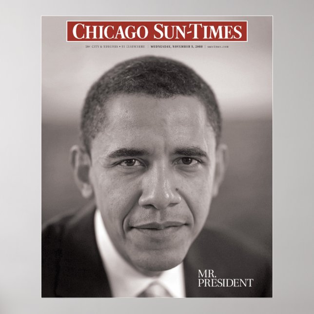 Präsident Obama Poster (Vorne)