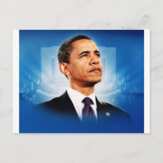Präsident Obama Postkarte