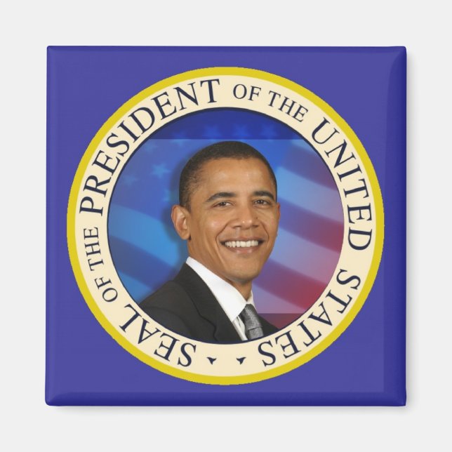 Präsident Obama Sammlerstücke Magnet (Vorne)