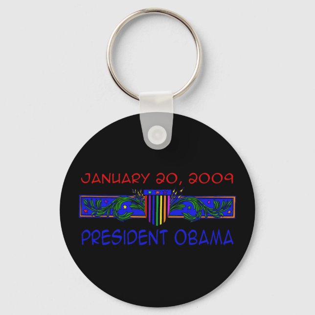 Präsident Obama Schlüsselanhänger (Vorderseite)