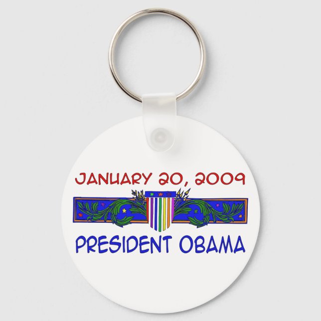 Präsident Obama Schlüsselanhänger (Vorderseite)