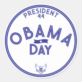 Präsident Obama-Tag Runder Aufkleber