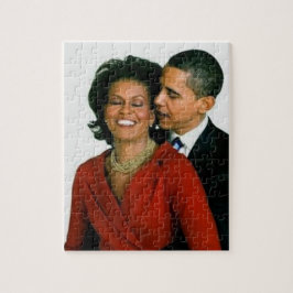 PRÄSIDENT OBAMA UND ERSTES LADY-PUZZLE
