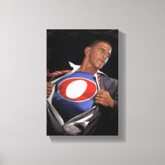 Präsident Obama wiedergewählt Stretched Canvas Pri Leinwanddruck