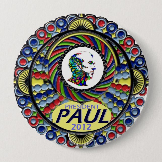 Präsident Paul im Jahr 2012 Button (Vorderseite)