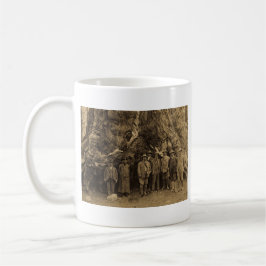 Präsident Roosevelt und John Muir (Sepia) 1903 Kaffeetasse