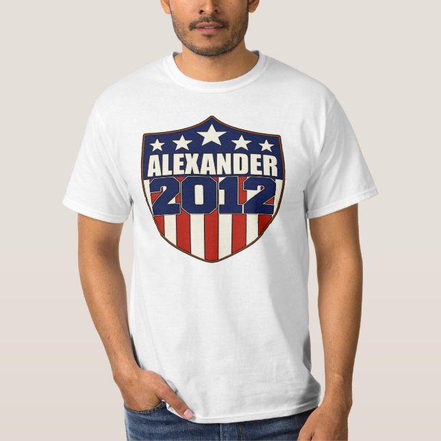 Präsident Stewart-Alexander im Jahre 2012 T-Shirt (Vorderseite)