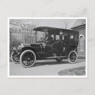 Präsident Tafts "Pierce Arrow" Postkarte