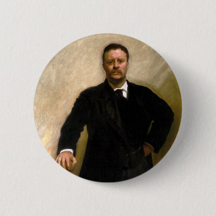 Präsident Theodore Roosevelt John Singer Sargent Button