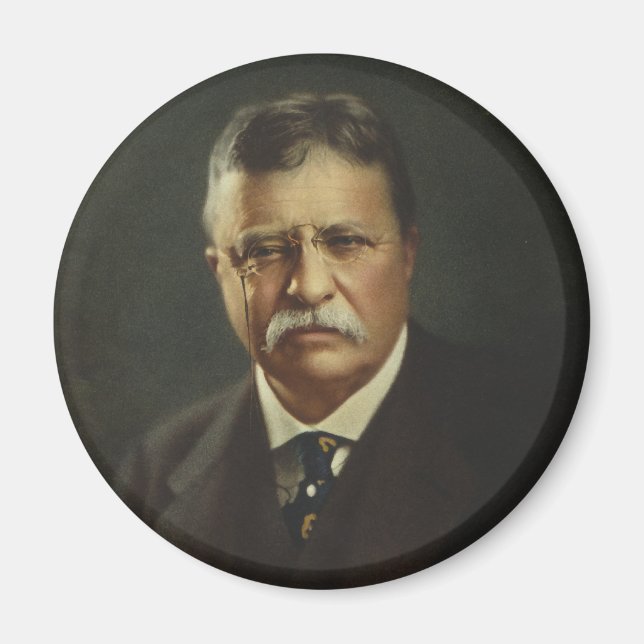 Präsident Theodore Roosevelt von Forbes Lithograph Magnet (Vorne)