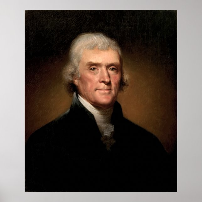 Präsident Thomas Jefferson Poster (Vorne)