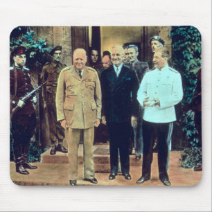 Präsident Truman und Josef Stalin Mousepad
