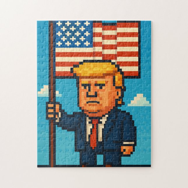 Präsident Trump (Vertikal)