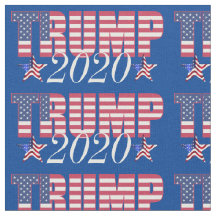 Präsident Trump 2020 Pattern Fabric