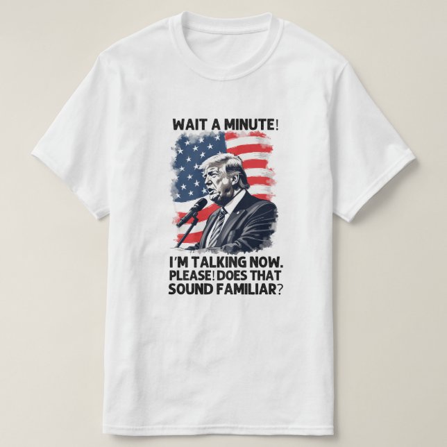 Präsident Trump 2024 T-Shirt (Design vorne)