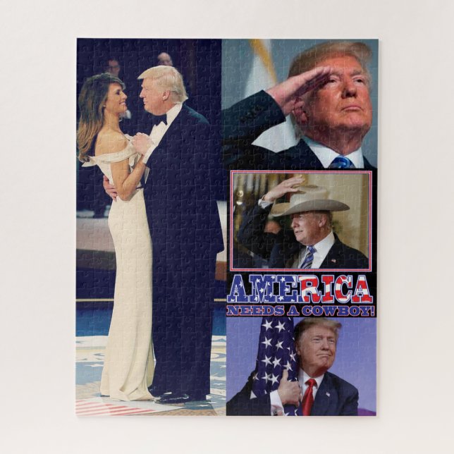 Präsident Trump - Amerika braucht einen Cowboy (Vertikal)