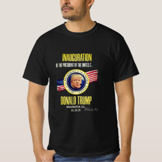 Präsident Trump Amtseinführungsfeier 2025 T-Shirt