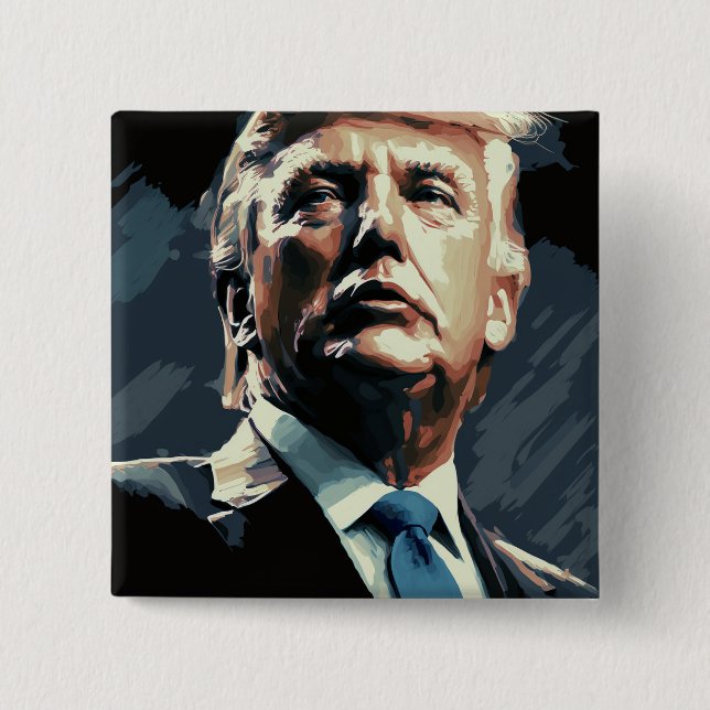 Präsident Trump: Die ZIEGE Button (Vorderseite)