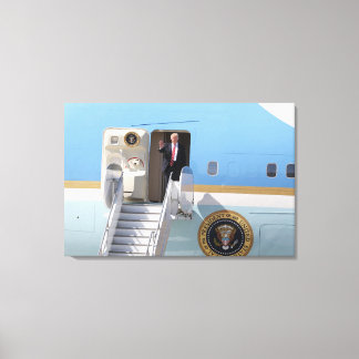 Präsident Trump entzieht Luftwaffe Eins Leinwanddruck