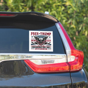 Präsident Trump gewann 2024 Aufkleber