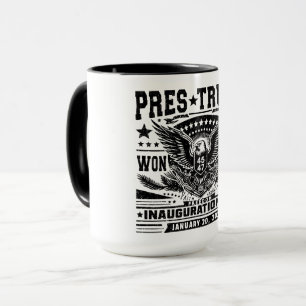 Präsident Trump gewann 2024 Tasse