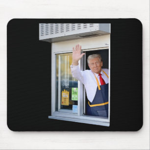 Präsident Trump macht Pommes Frites 1 Mousepad