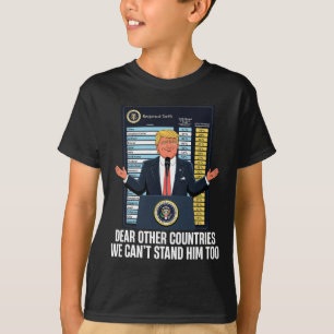 Präsident Trump Neuer Zoll Lustiger Zitat Wir Könn T-Shirt